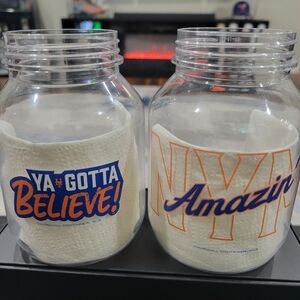NY METS plastic souvenir cup- Set of 2